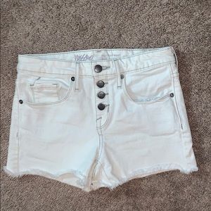 High Rise Denim Short
